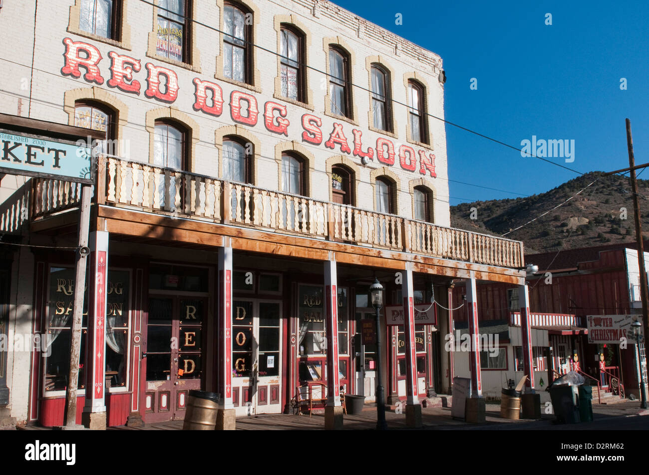 USA, Nevada. Red Dog Saloon, Virginia City, Nevada Stock Photo Alamy