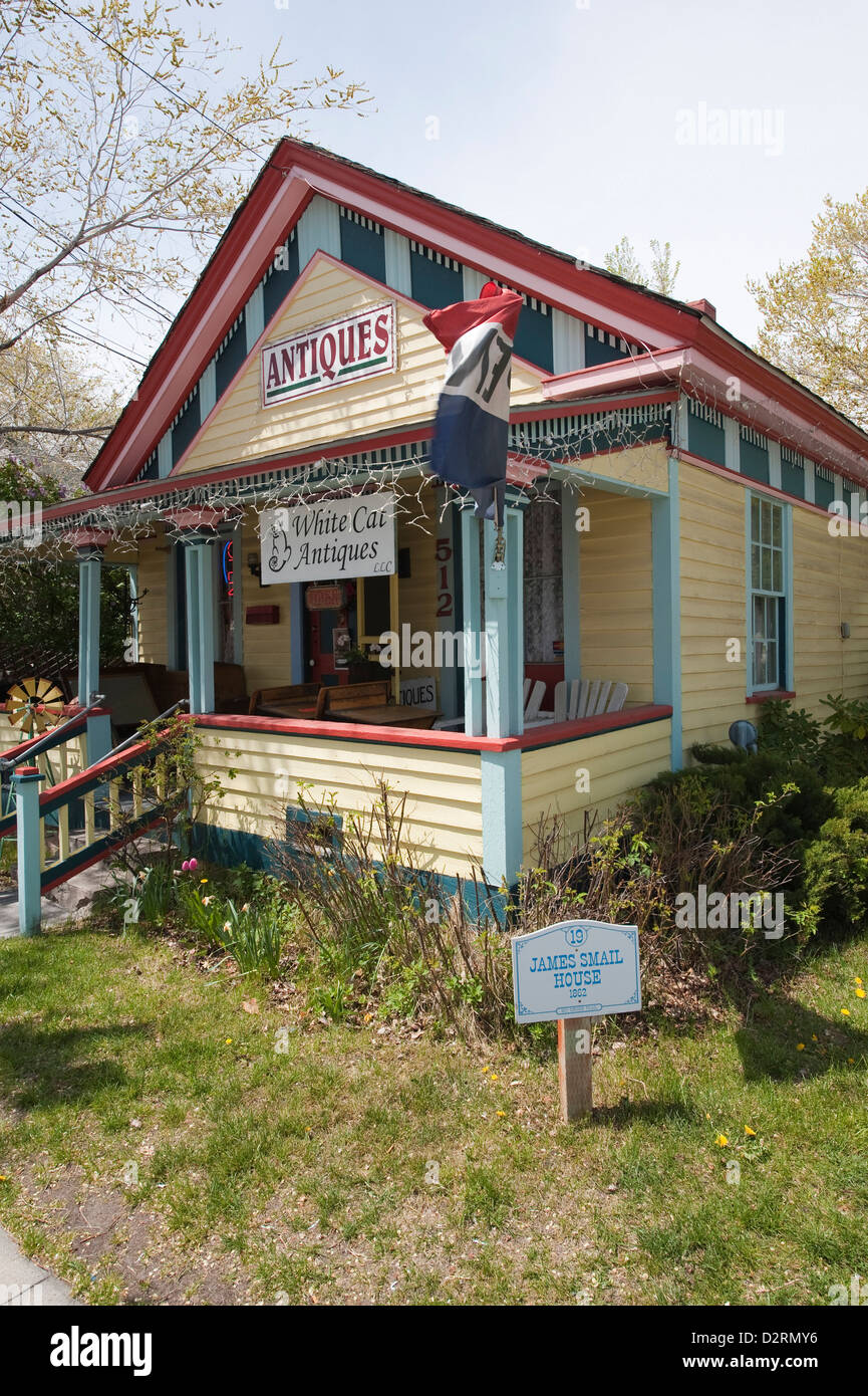 USA, Nevada. Historic James Small House (c. 1862) Carson City, Nevada