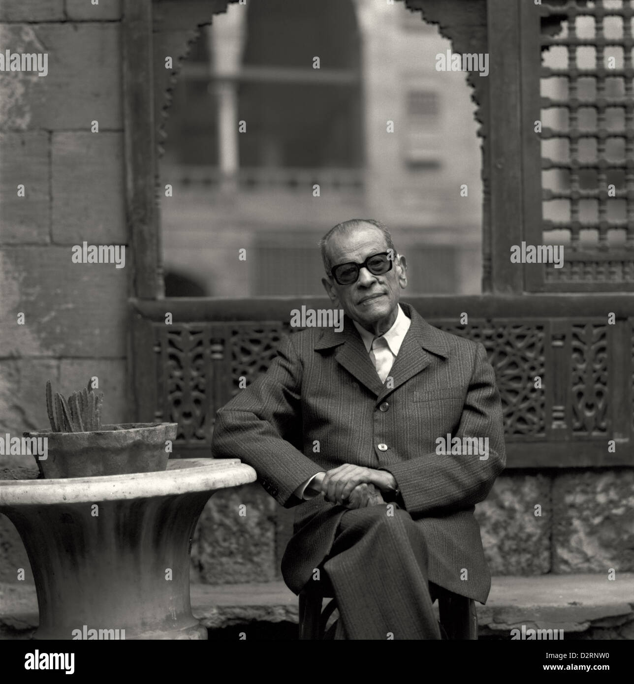 Winner of the Nobel Prize for Literature in 1988, Egyptian novelist