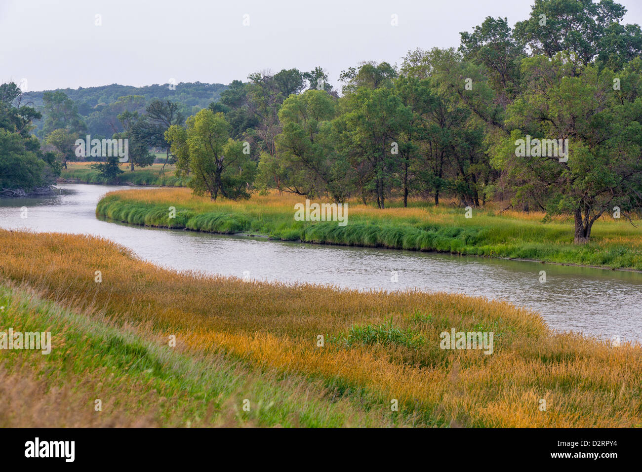 The Sheyenne River near Lisbon, North Dakota, USA Stock Photo Alamy