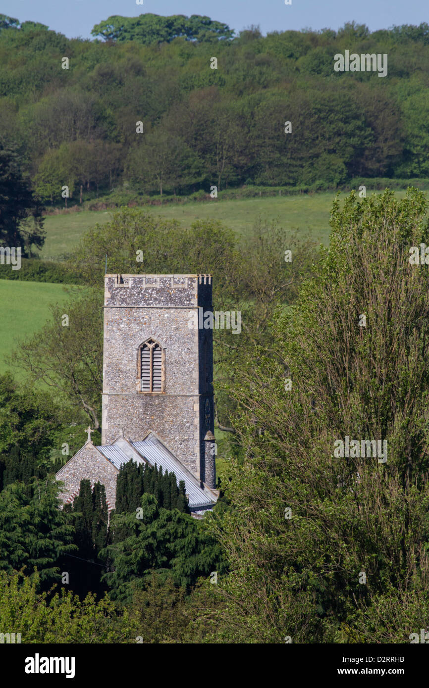 St Martin's Church Glandford Norfolk Stock Photo