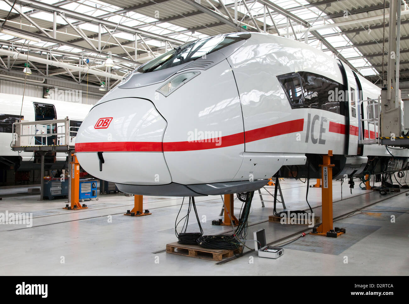 Krefeld, Germany, Siemens Mobility, final assembly of the new ICE 3