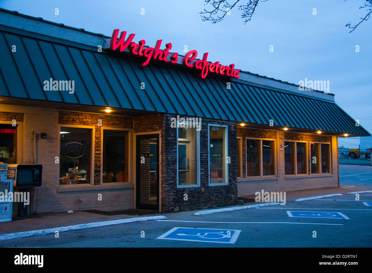 Wright's Cafeteria, Knoxville, Tennessee USA Stock Photo