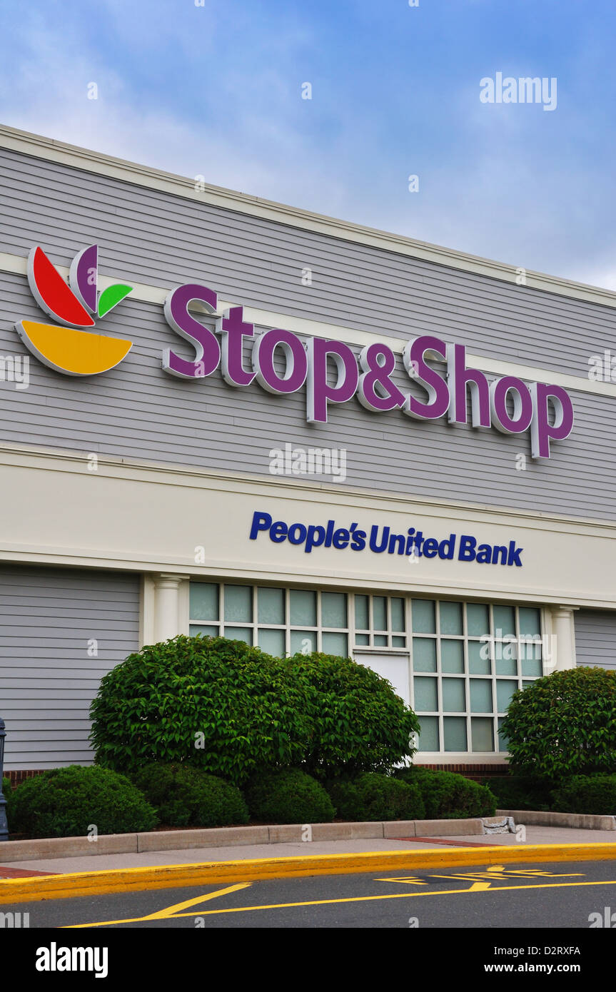 Stop & Shop supermarket, Avon, Connecticut, New England, USA Stock