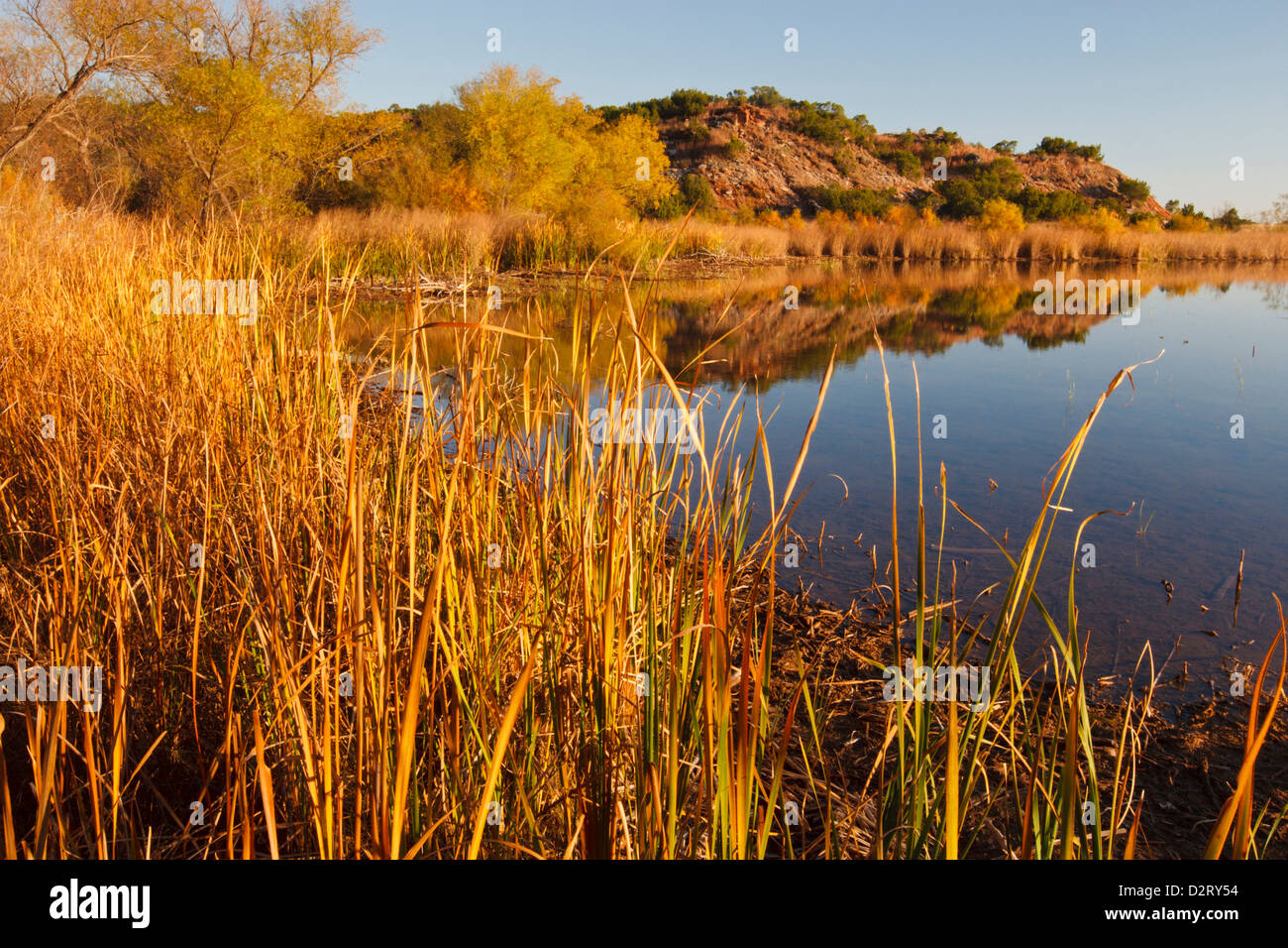 Copper Breaks State Park in autumn at Quanah, Texas Stock Photo Alamy