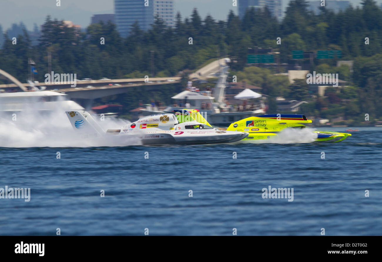 WA, Seattle, Seafair, Unlimited Hydroplane Races, Lake Washington Stock