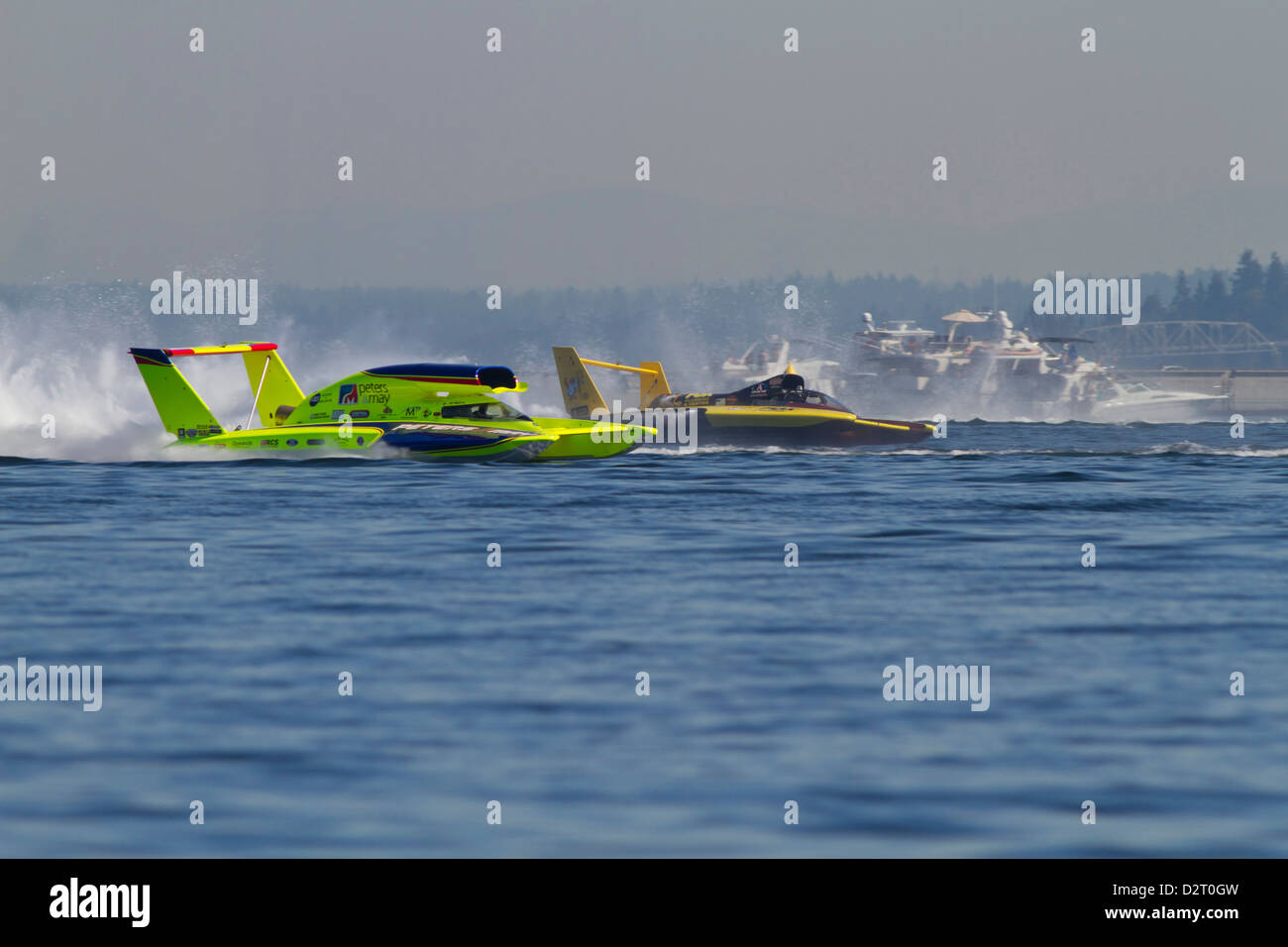 WA, Seattle, Seafair, Unlimited Hydroplane Races, Lake Washington Stock