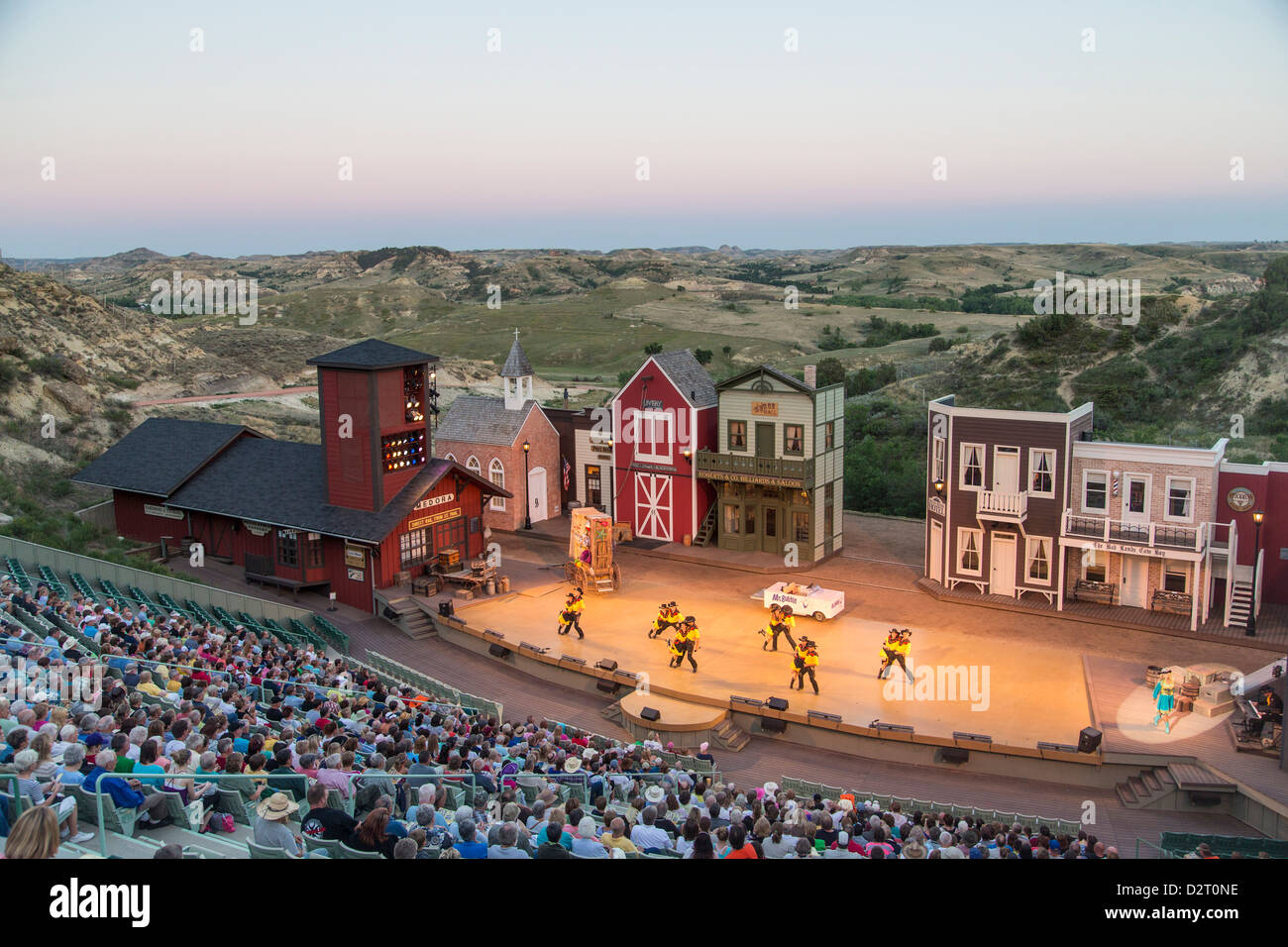 The Medora Musical in Medora, North Dakota, USA Stock Photo
