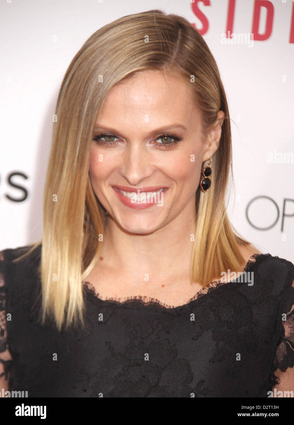 New York, USA. 31st January 2013. Actress VINESSA SHAW attends the New