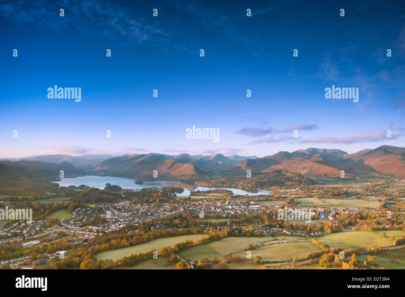 Derwentwater, Lake District National Park, Cumbria, England, United Kingdom, Europe Stock Photo