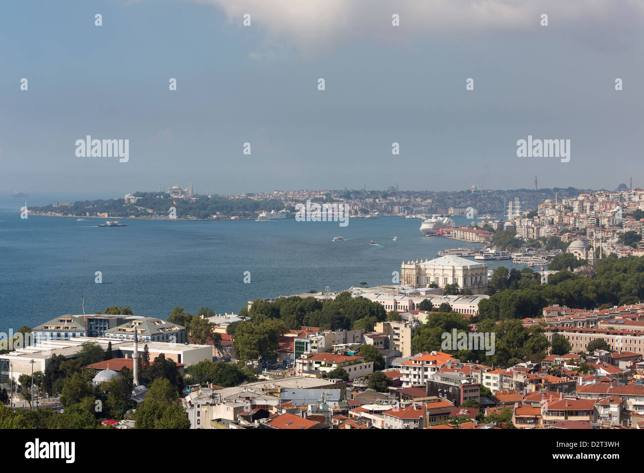 view of Istanbul and the Bosphorus, Turkey Stock Photo - Alamy