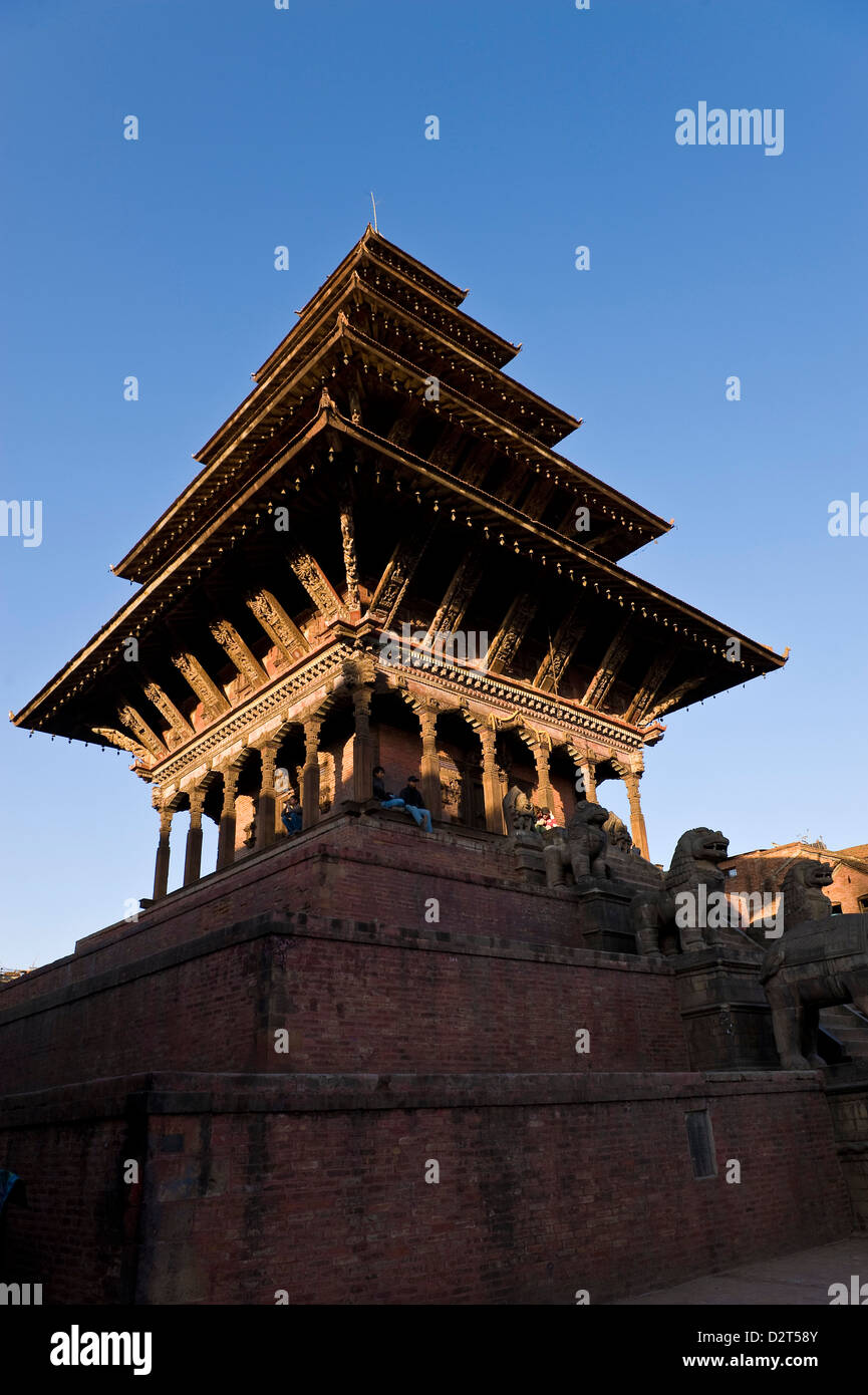Nyatapola, Bhaktapur, UNESCO World Heritage Site, Kathmandu Valley, Nepal, Asia Stock Photo