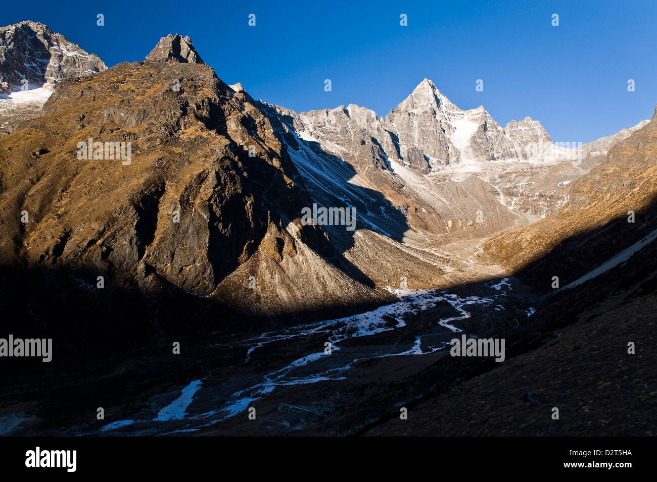 Kumuche Himal, Solu Khumbu (Everest) Region, Nepal, Himalayas, Asia Stock Photo