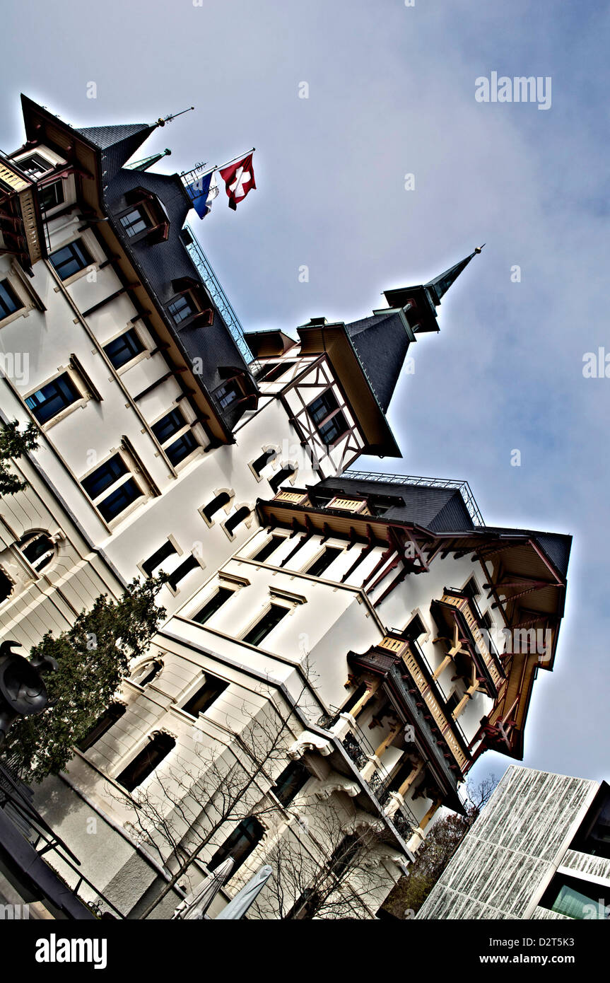 The Dolder Grand Zurich Luxury Hotel Switzerland Stock Photo Alamy