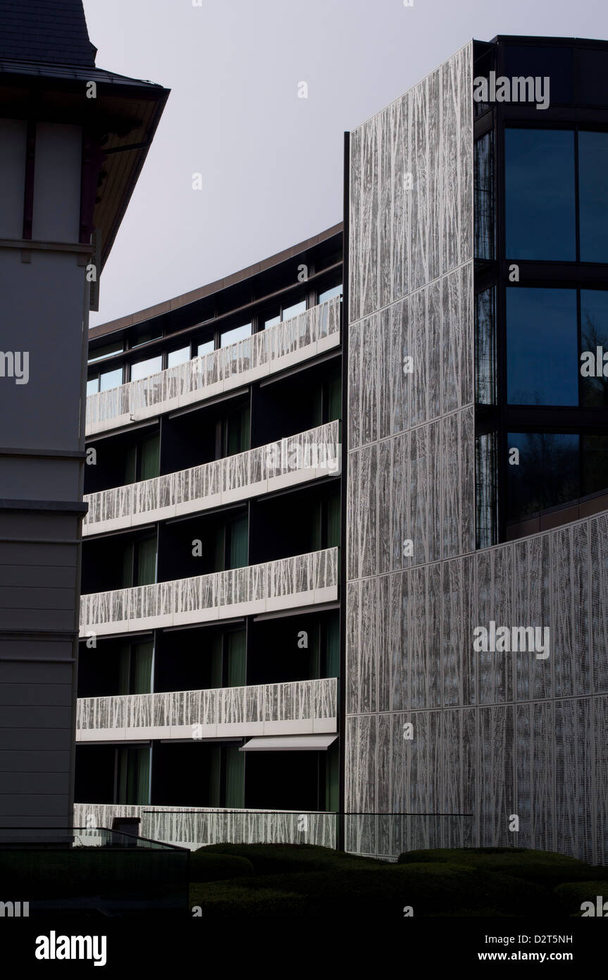 The Dolder Grand Hotel in Zurich Switzerland exterior detail designed