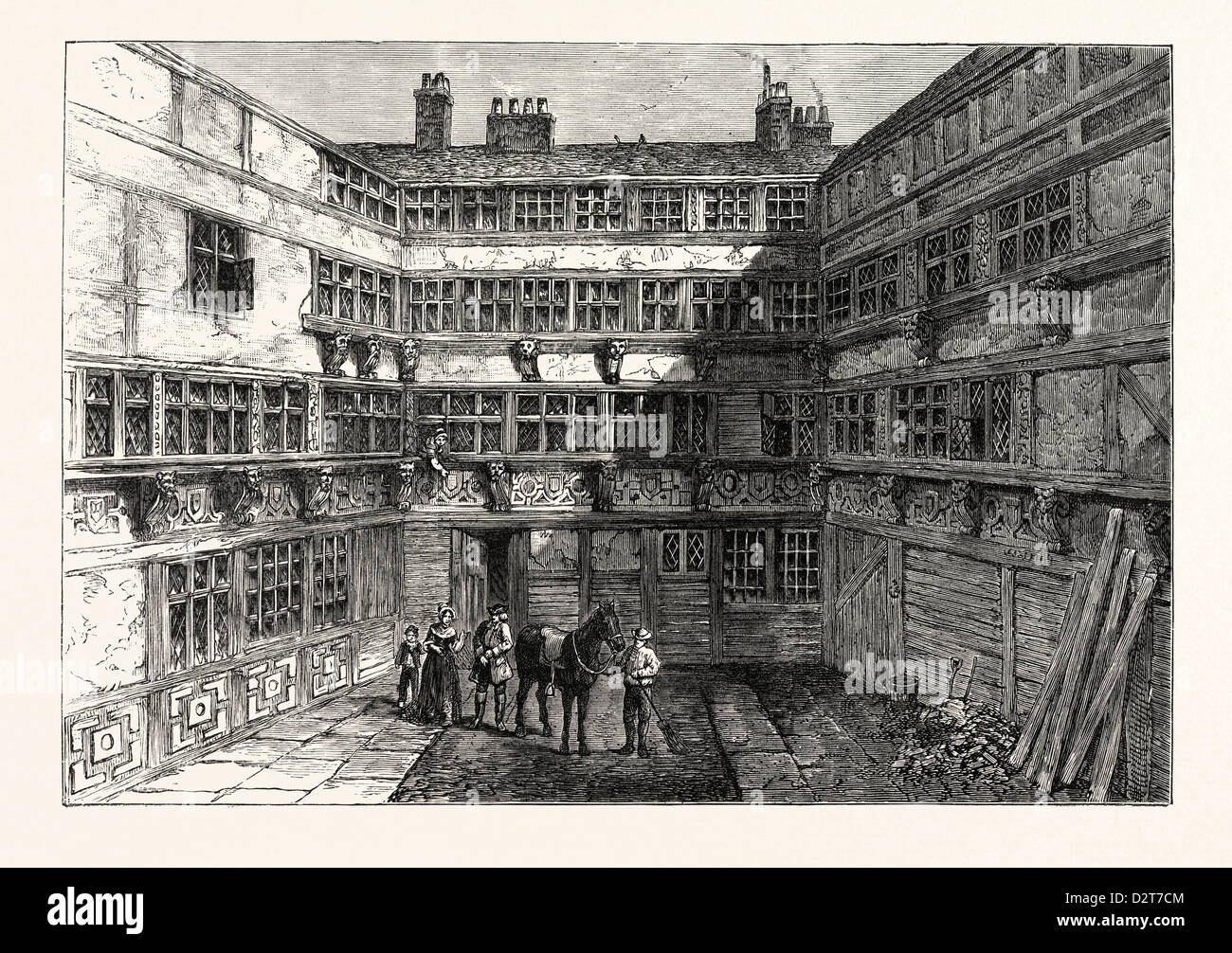 SIR R. WHITTINGTON'S HOUSE CRUTCHED FRIARS 1803 LONDON Stock Photo Alamy