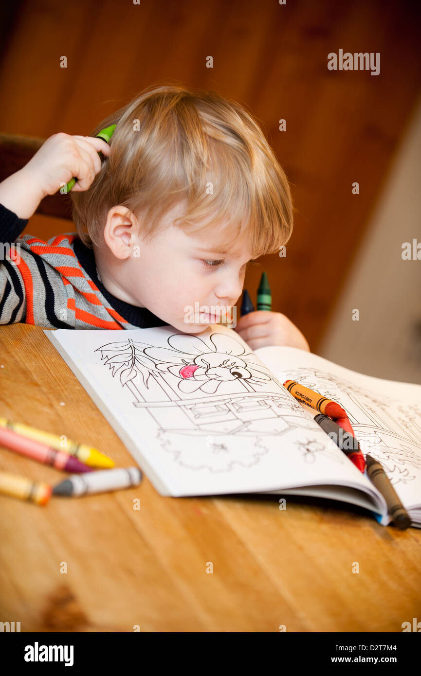 Download Colouring Book And Crayons High Resolution Stock Photography And Images Alamy