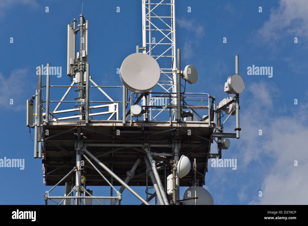 Mast for telephony Stock Photo