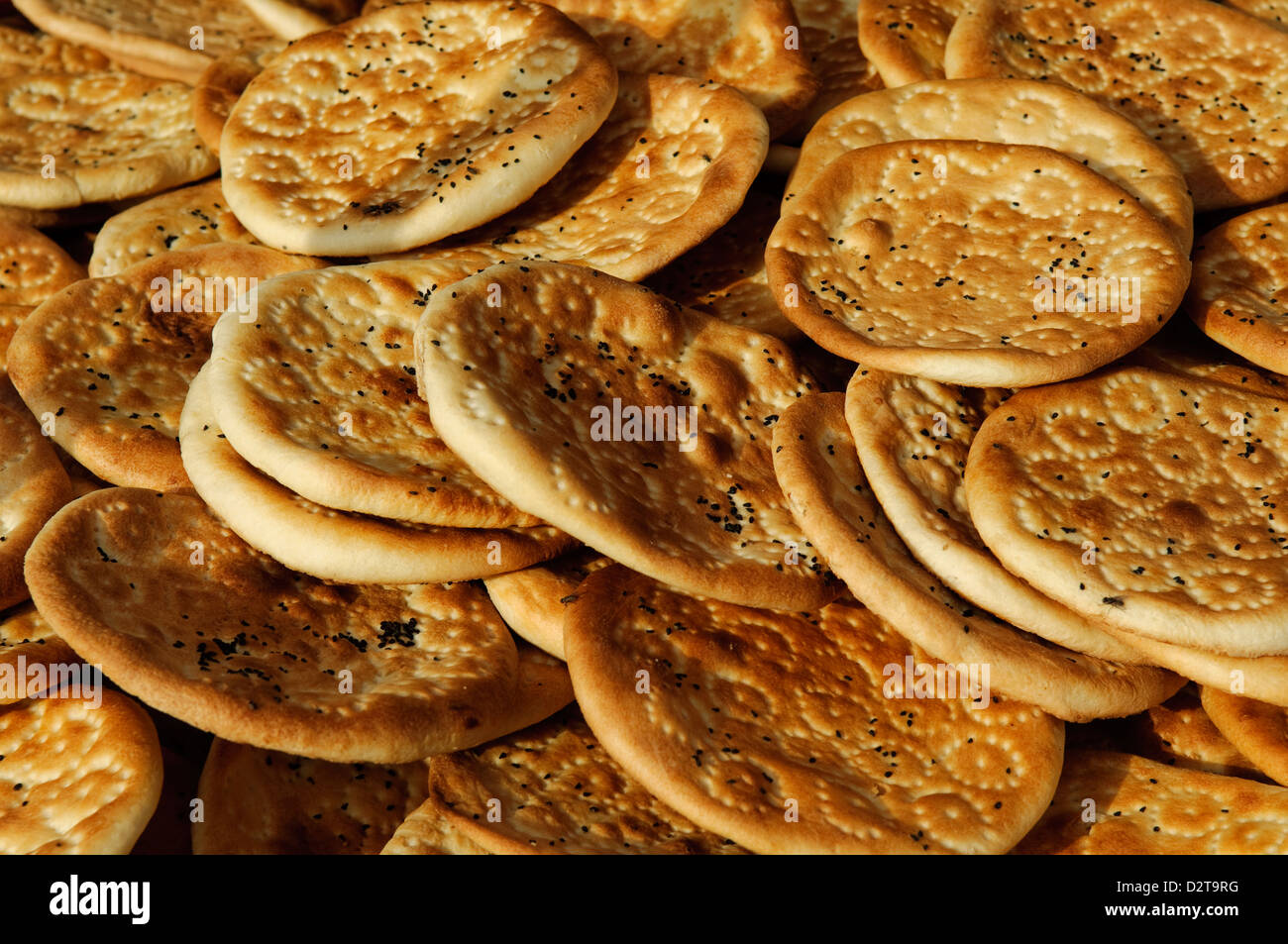 traditional bread of xinjiang province, china Stock Photo