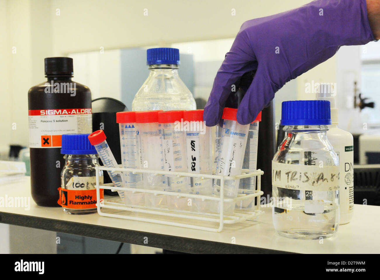 Science laboratory equipment Stock Photo Alamy