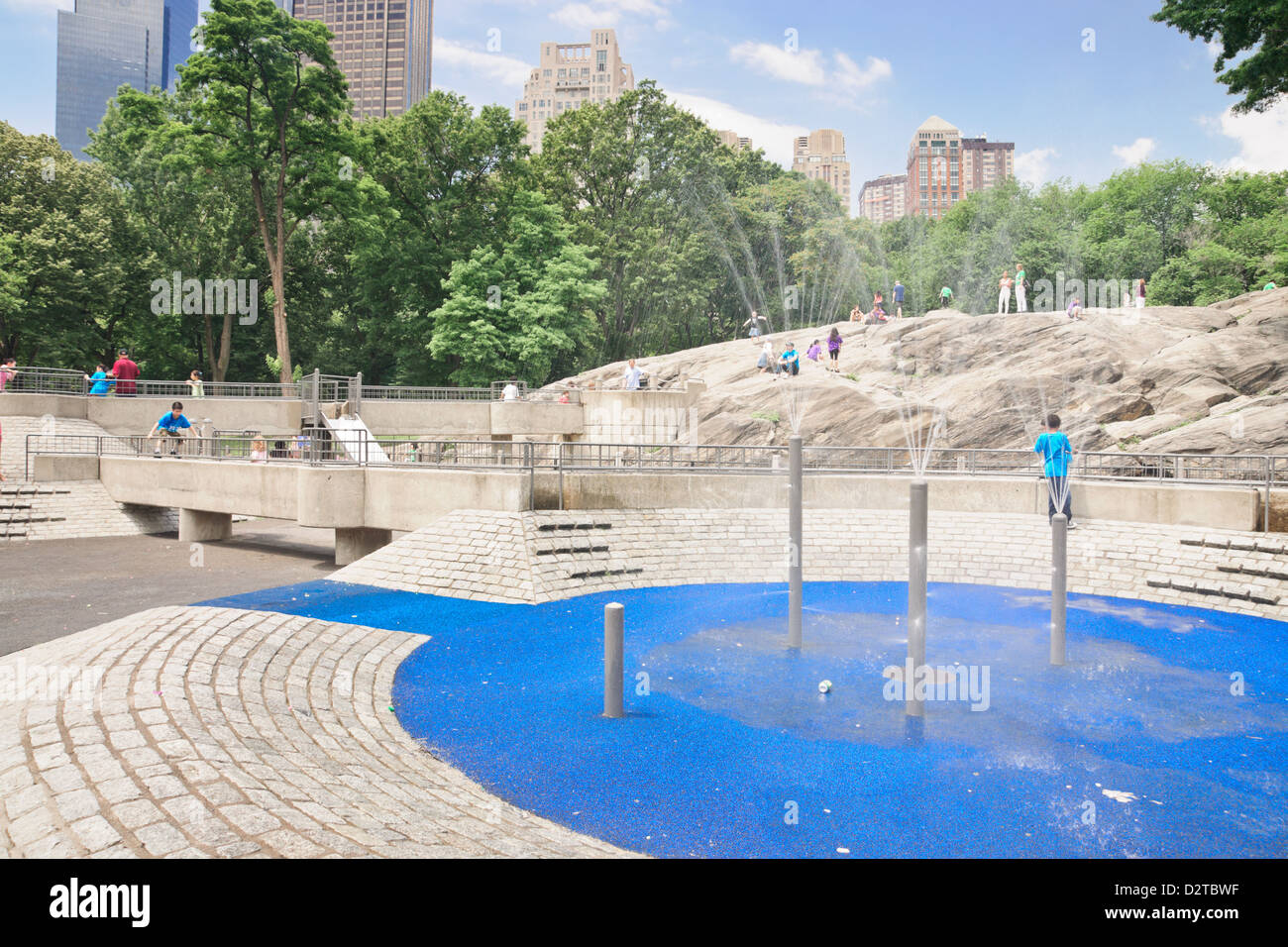 Central park playground water hi-res stock photography and images - Alamy