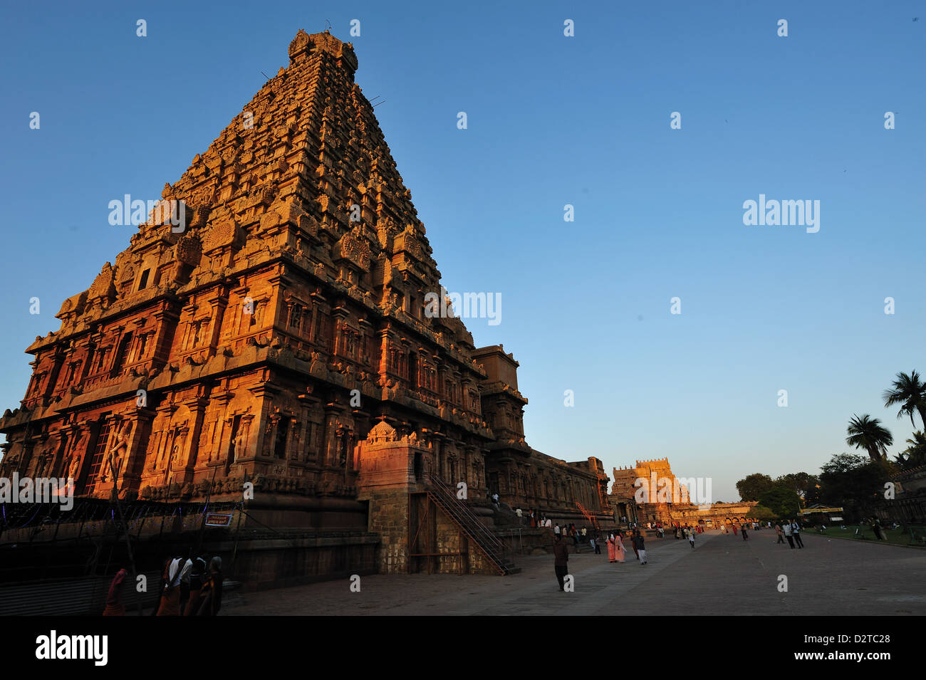 Brihadeshwara Temple (Brihadisvara Temple) complex, UNESCO World Heritage Site, Thanjavur (Tanjore), Tamil Nadu, India, Asia Stock Photo