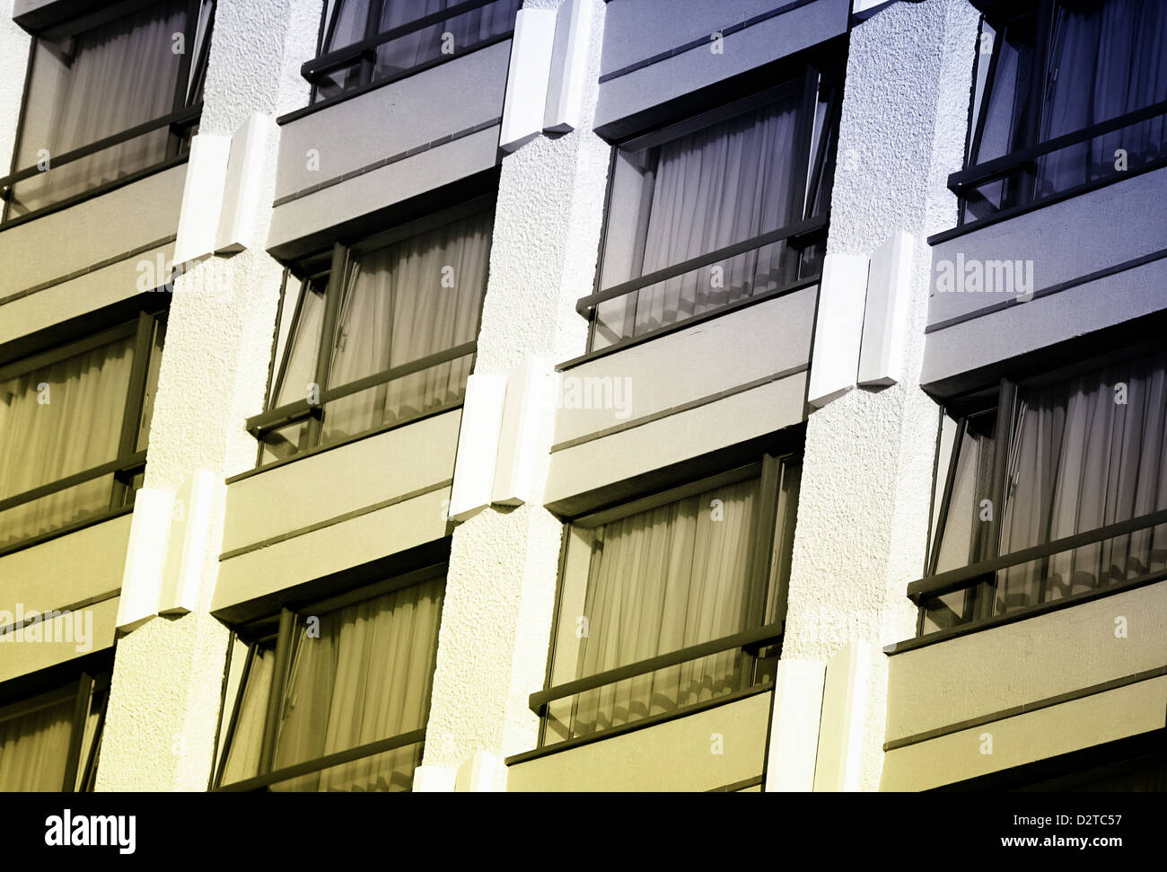 Closeup picture of an hotel room windows Stock Photo Alamy