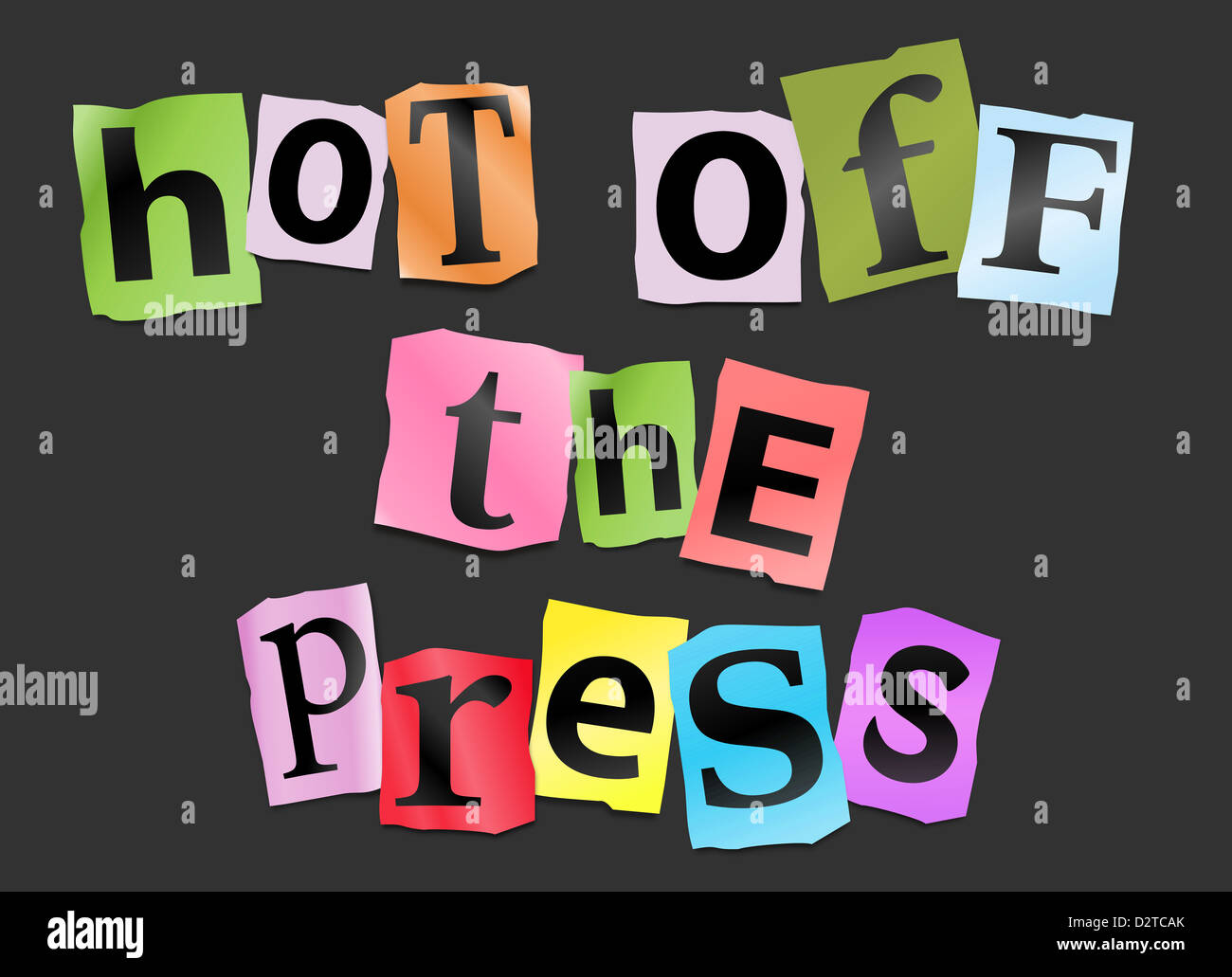 Hot off the press Stock Photo - Alamy