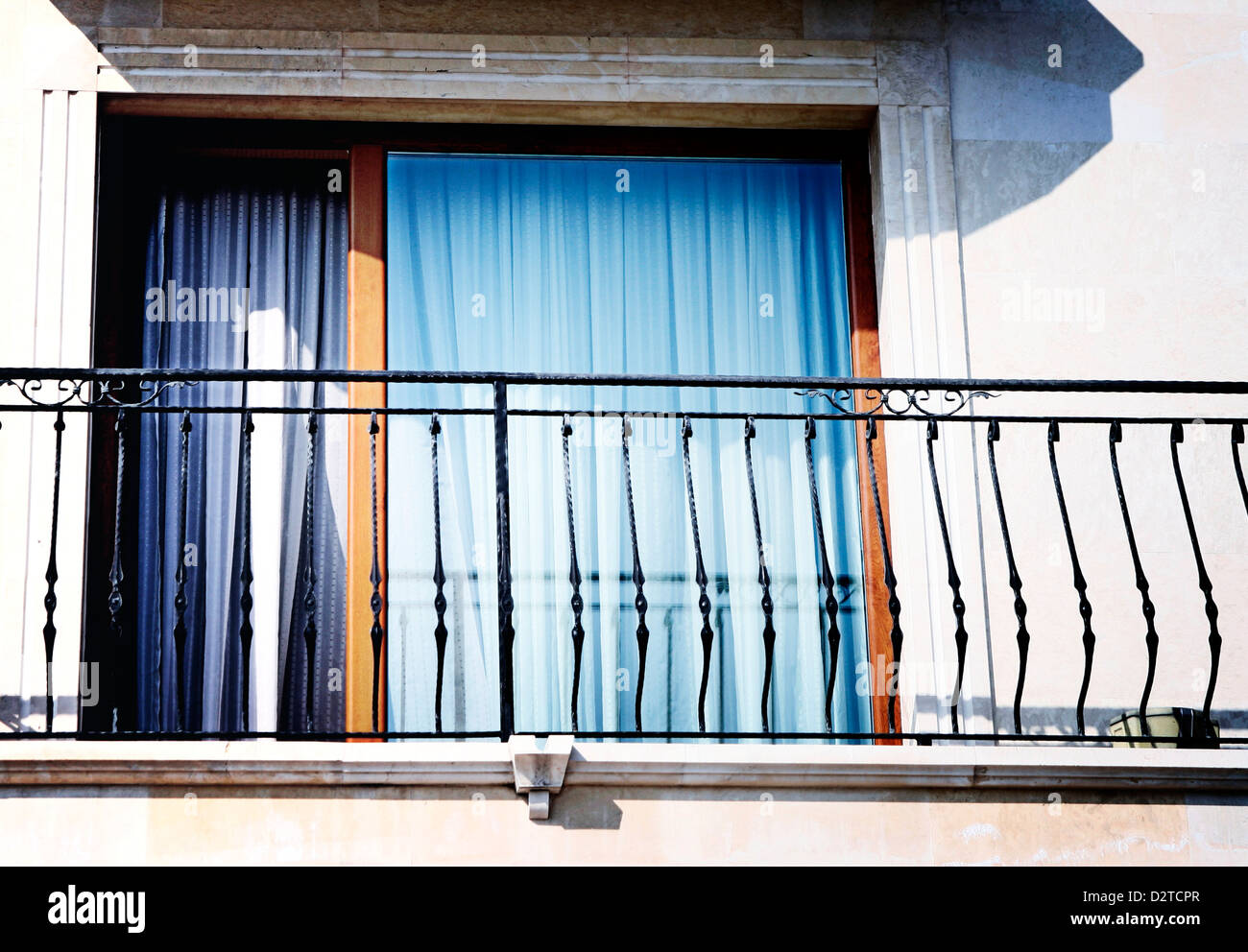 Close-up of a hotel balcony Stock Photo - Alamy