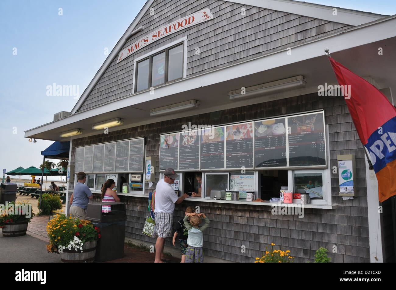 Mac's Seafood Market Seafood takeout restaurant, Cape Cod