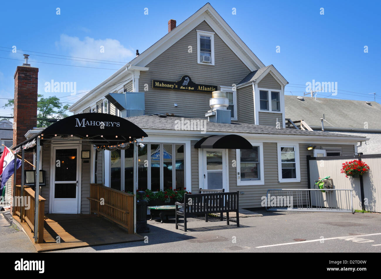 Mahoneys bar and grill seafood restaurant, Provincetown, Cape Cod