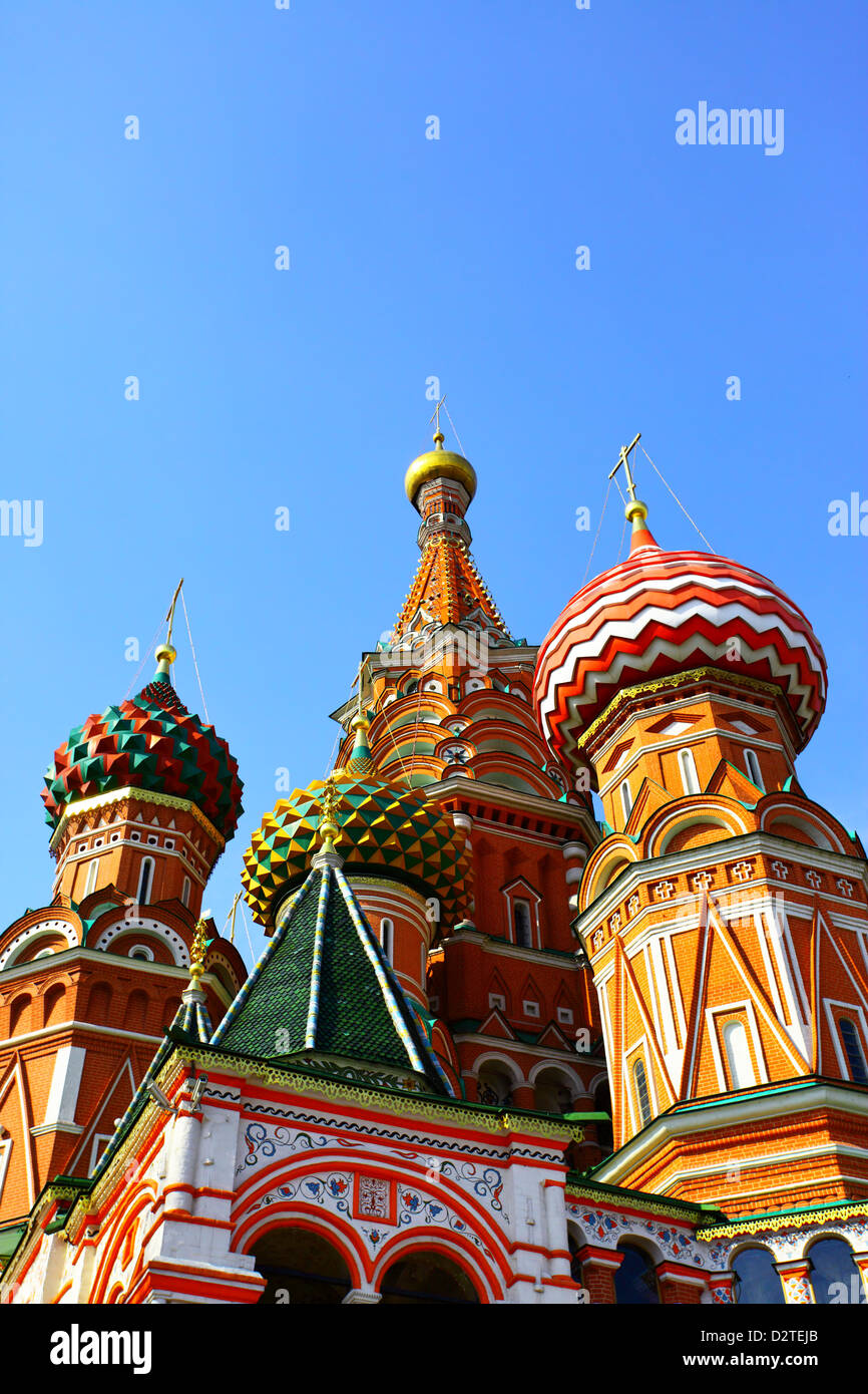 Cathedral of St. Basil's the Blessed, Red Square, Moscow, Russia Stock ...