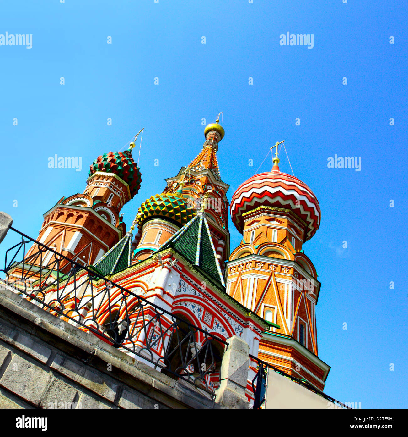 Cathedral of St. Basil's the Blessed, Red Square, Moscow, Russia Stock ...