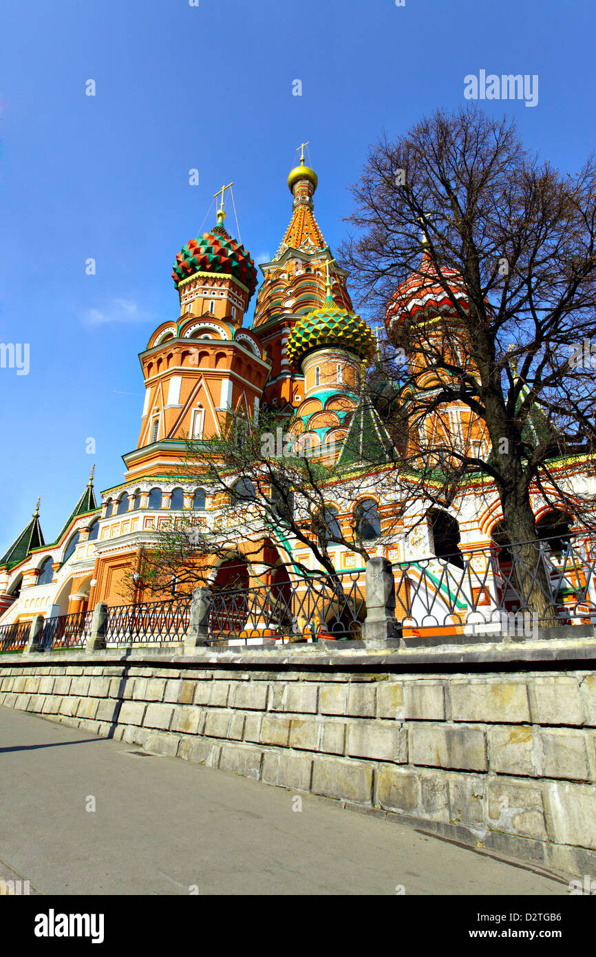 Cathedral of St. Basil the Blessed, Red Square, Moscow, Russia Stock ...