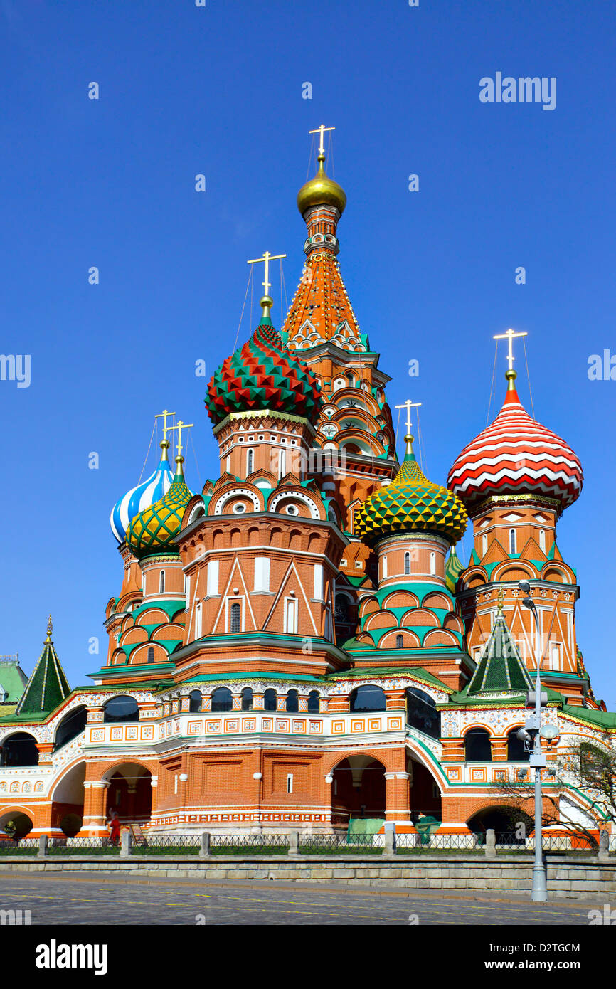 Cathedral of St. Basil the Blessed, Red Square, Moscow, Russia Stock ...