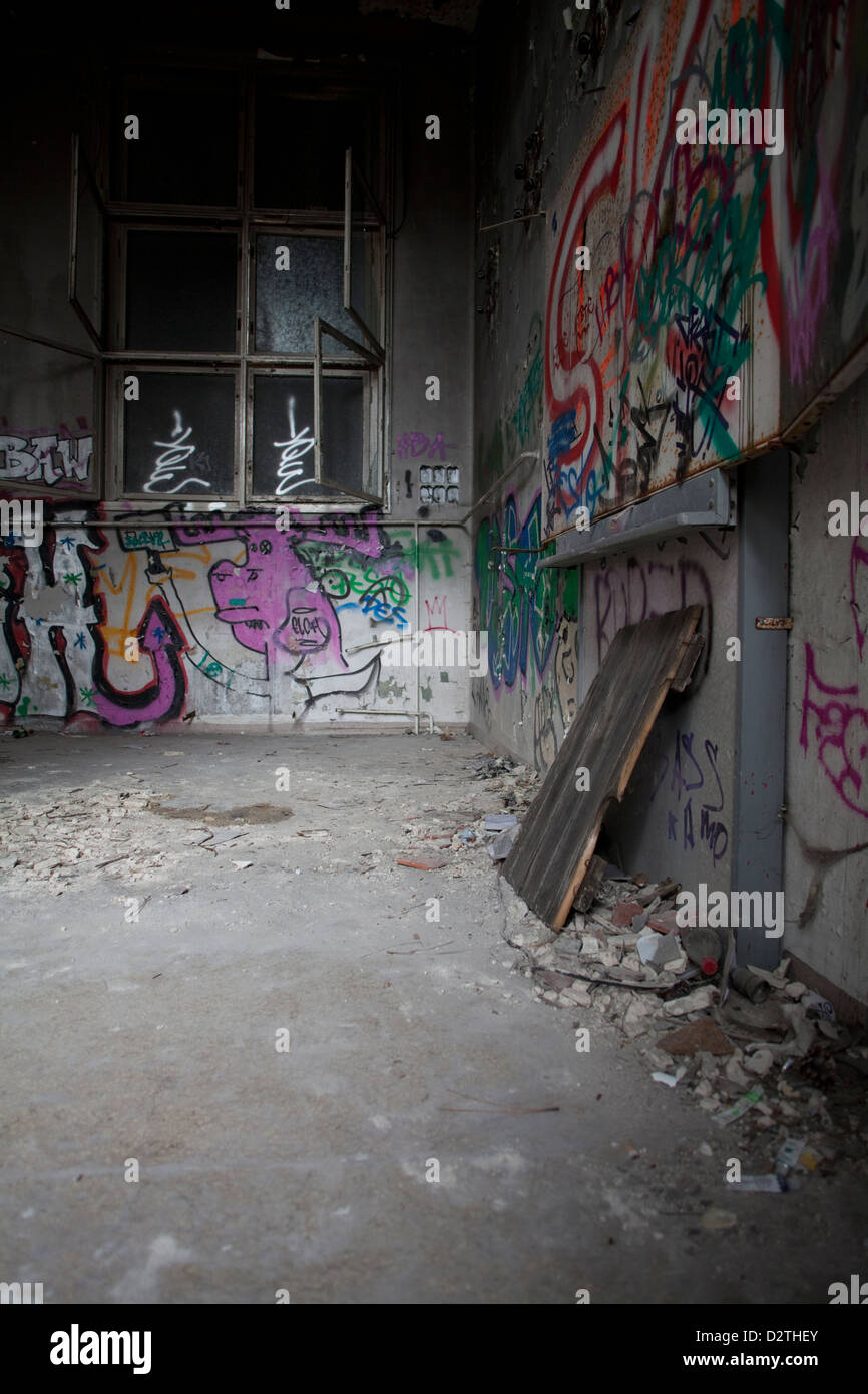 An abandoned building in Berlin, Germany Stock Photo Alamy