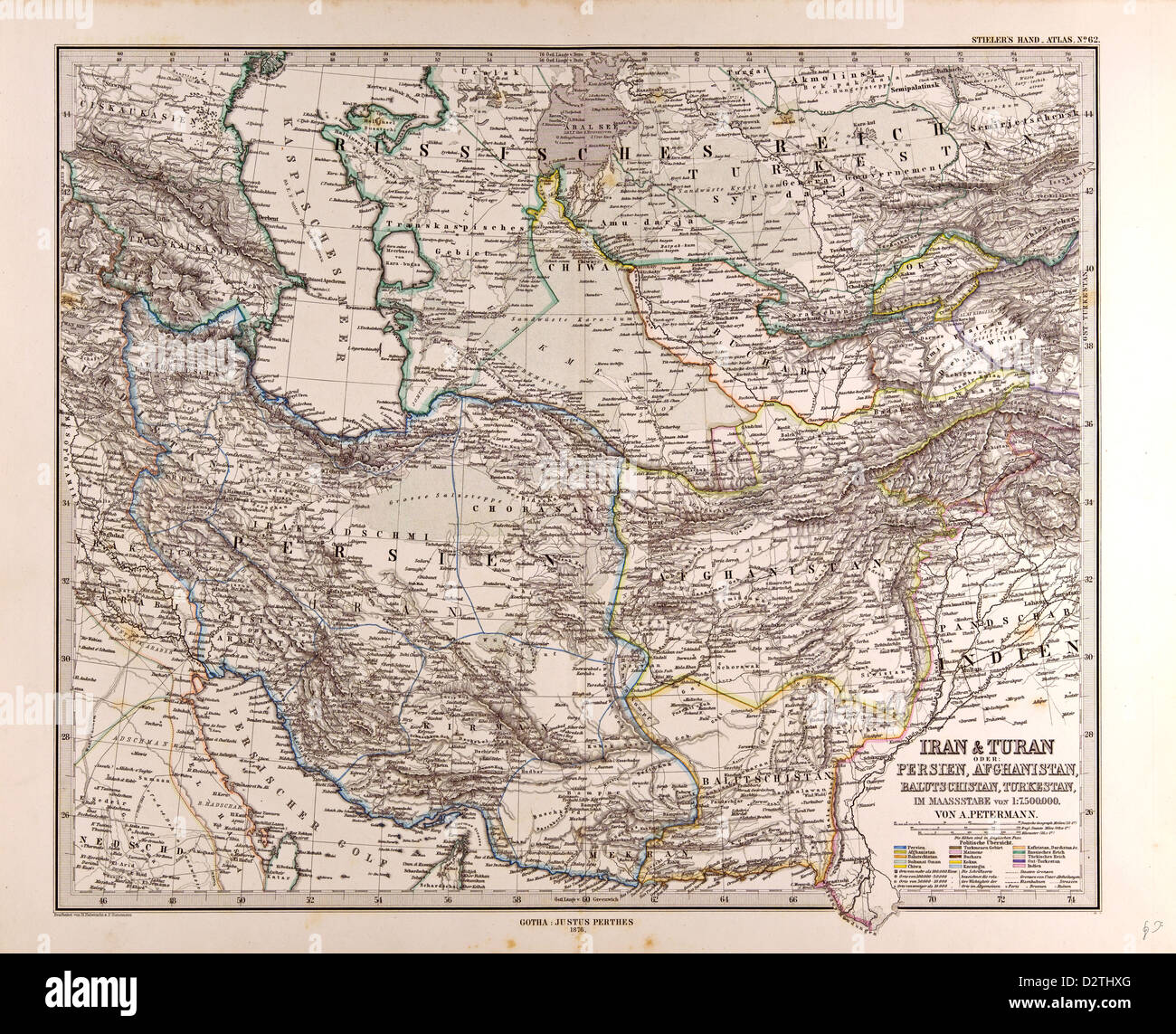 Persia map hi-res stock photography and images - Alamy