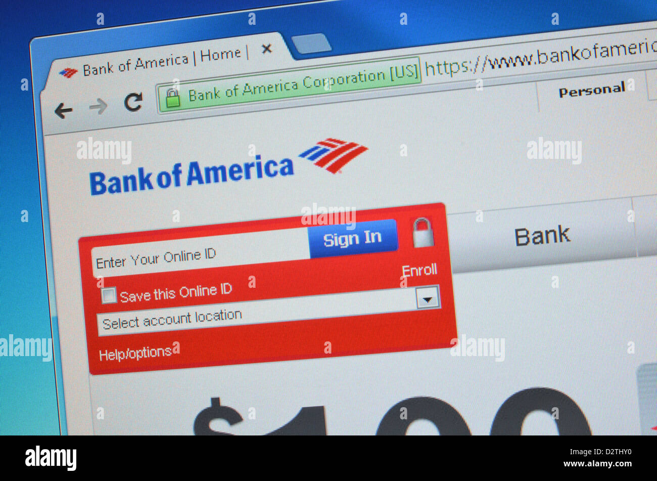 website screenshot Stock Photo Alamy