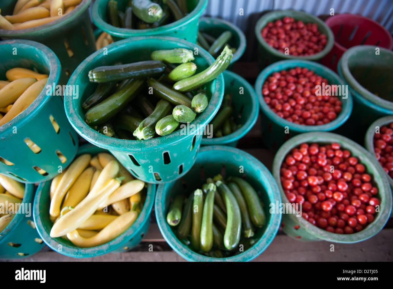 Variety of produce Stock Photo