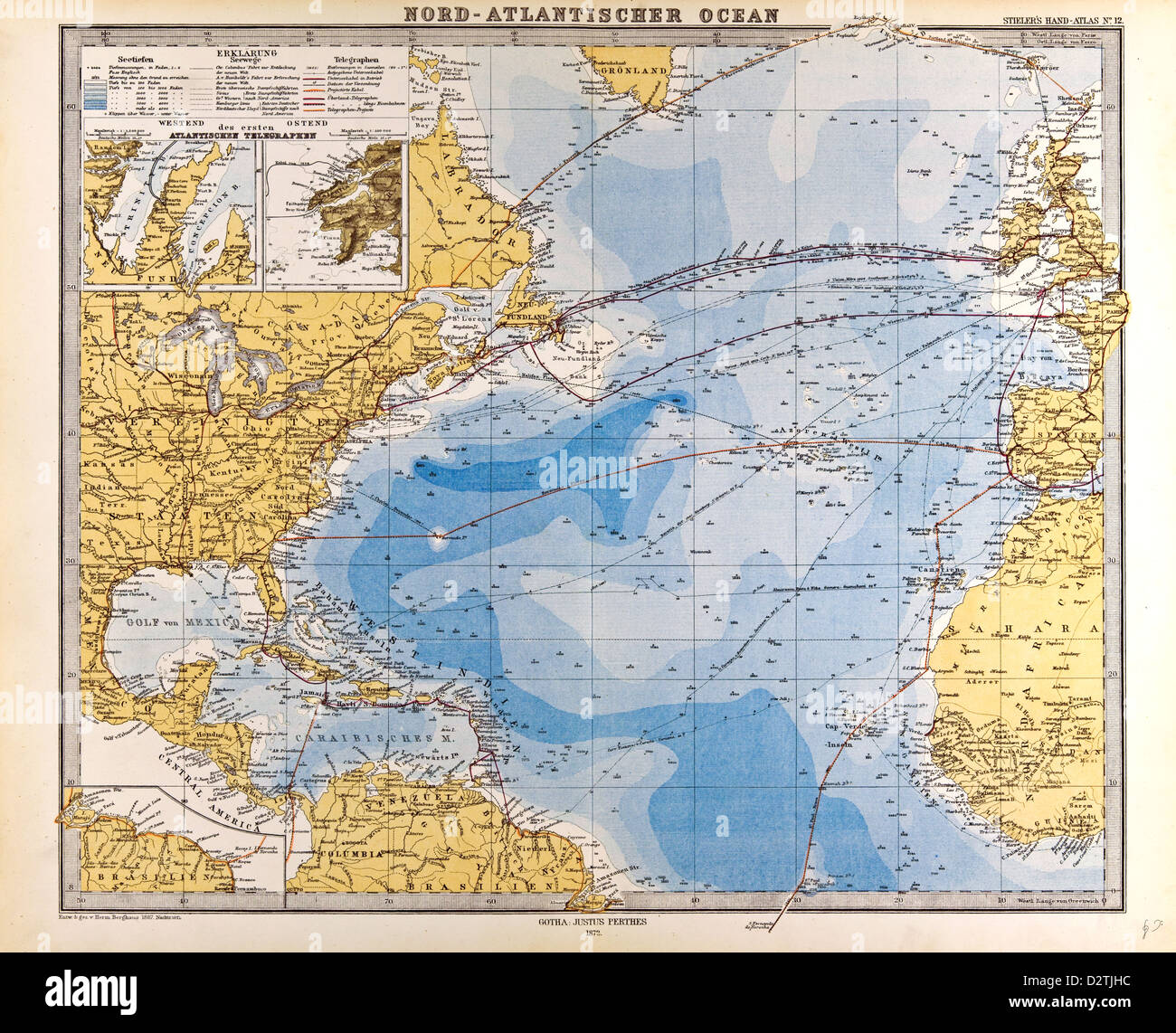 Atlantic Ocean Chart