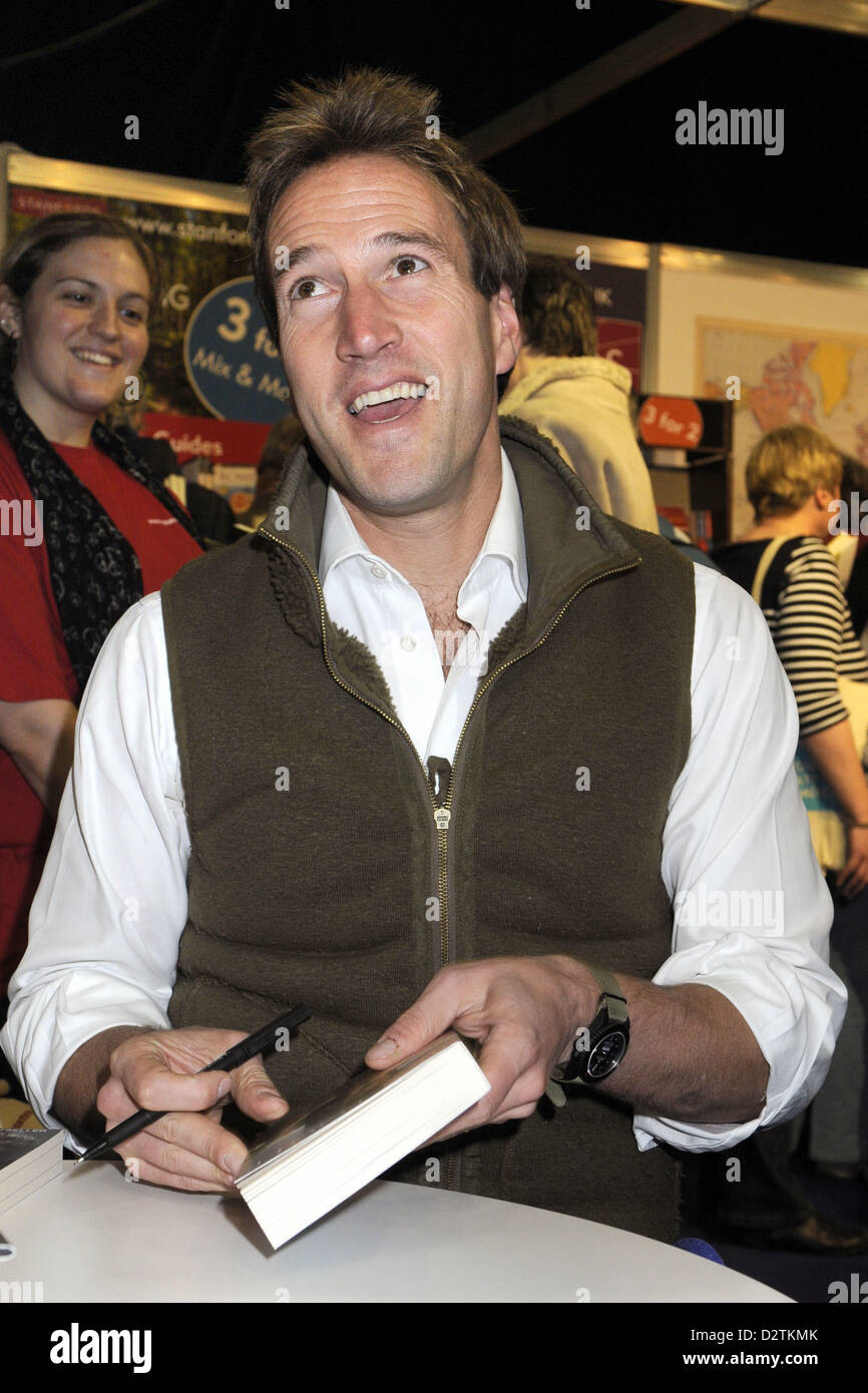 Ben Fogle at signing session at Stanfords bookstore, Destinations 2013