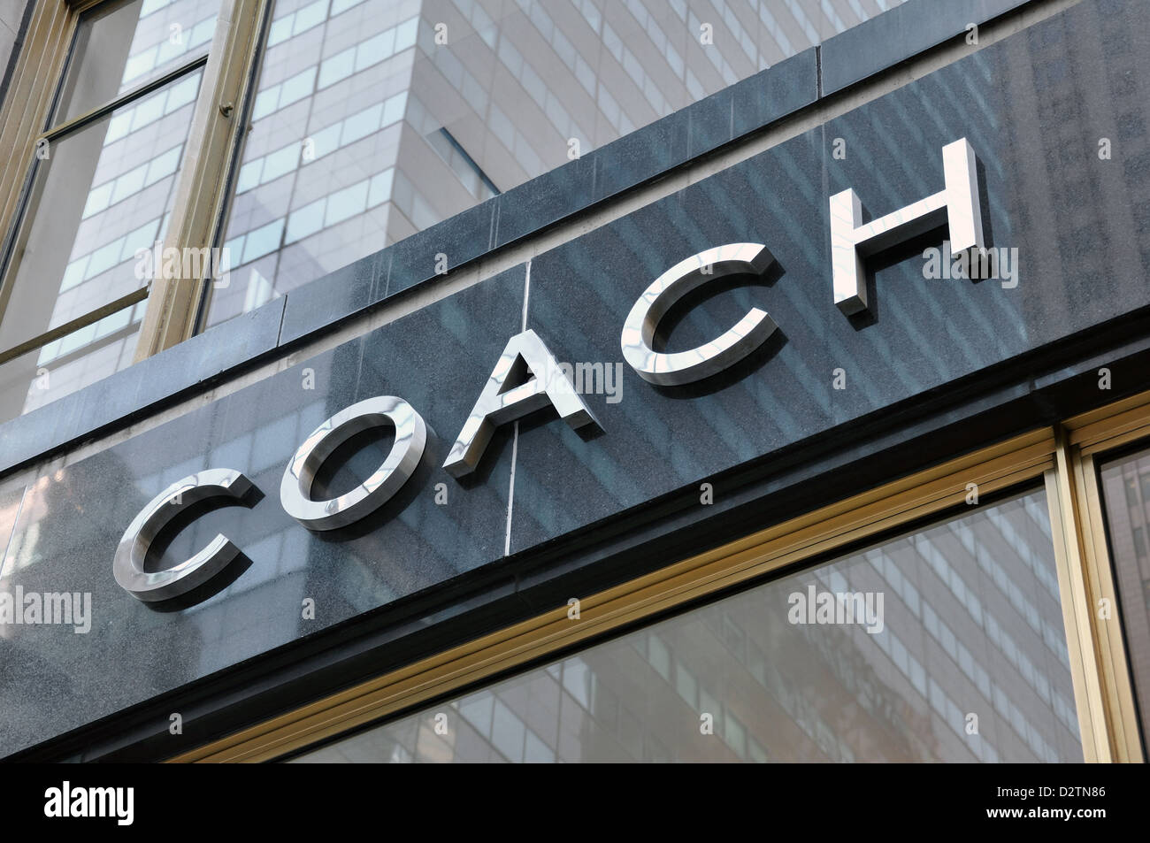 Coach store, New York City, USA Stock Photo Alamy