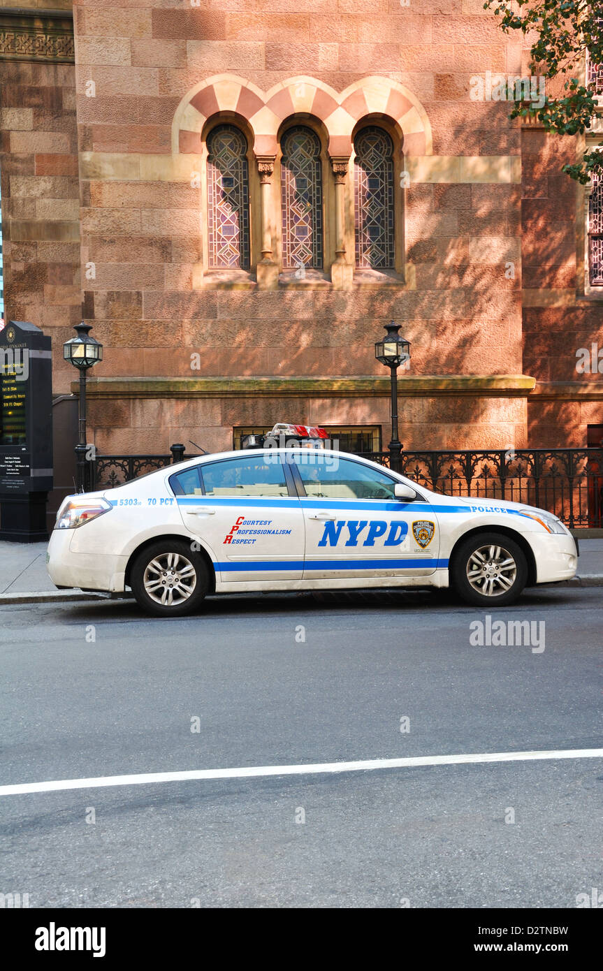 New York City police car, USA Stock Photo