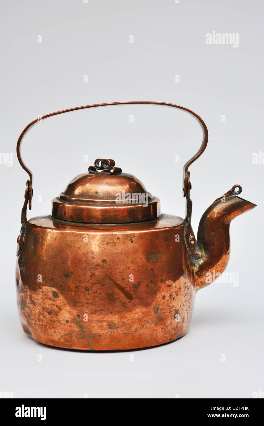 Copper teapot vintage top