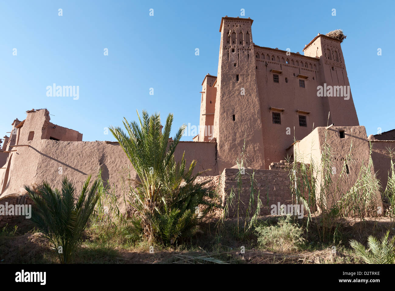 Ait Ben Haddou Kasbah, Ouarzazate, Morocco Stock Photo