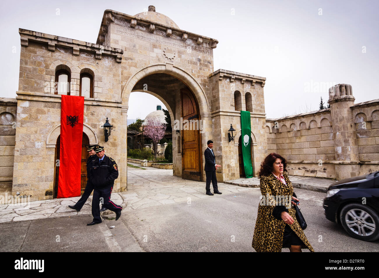 Entrance to the World Headquarters of the Bektashi Community in Tirana