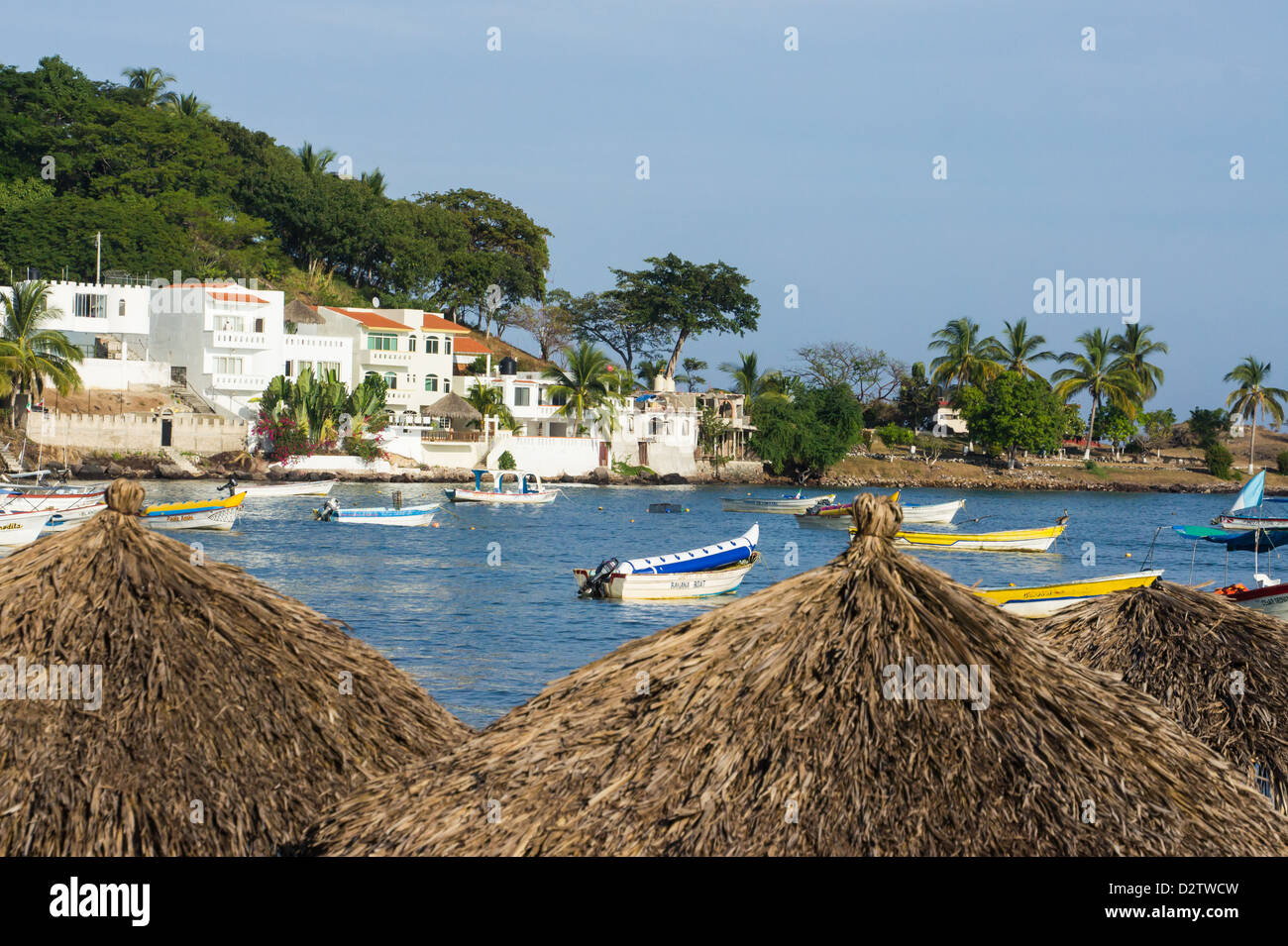 beach scene Nayarit Mexico Stock Photo Alamy