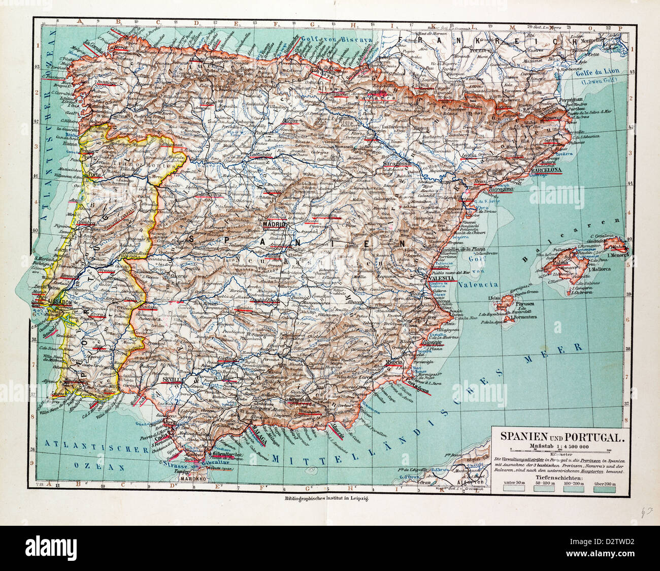 Map of portugal hires stock photography and images Alamy — free download