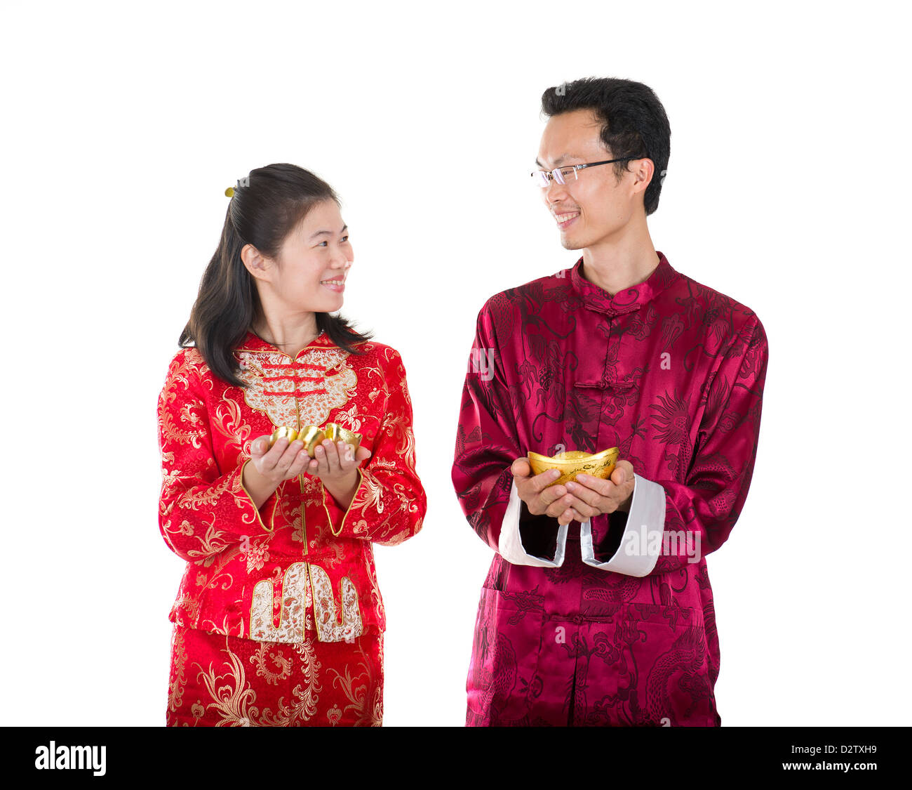 chinese new year husband and wife couple Stock Photo Alamy