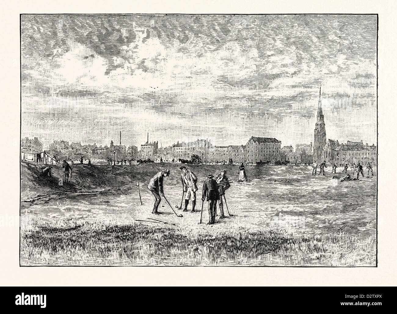 EDINBURGH LEITH LINKS Stock Photo Alamy